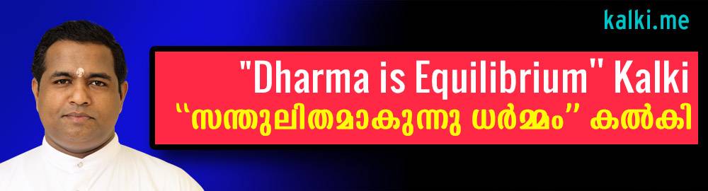 Kalki says Dharma is Equilibrium.