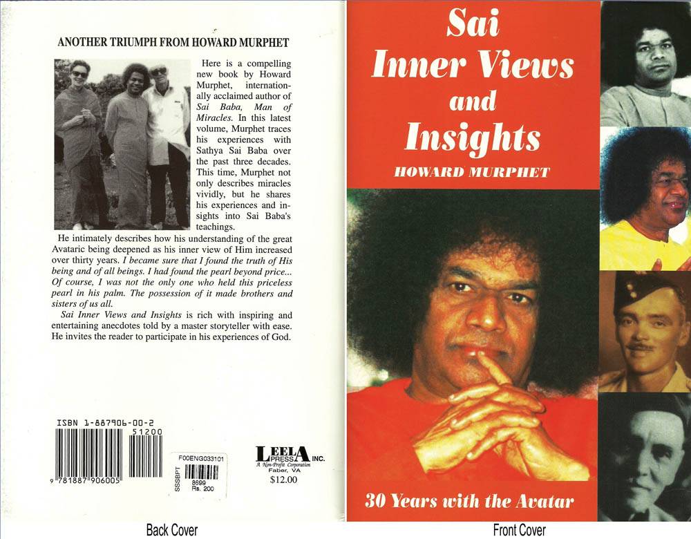 55 img. (Figure 1) “Sai Inner Views and Insights. Overseas Edition.” Book, Published by Leela Press, USA in 1996.